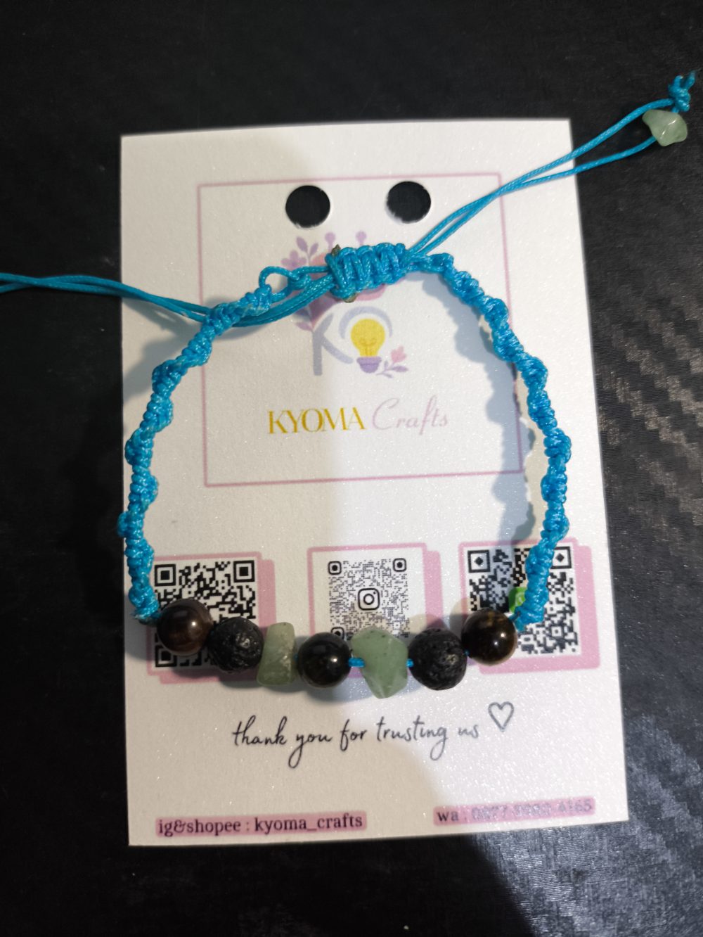 The Trinity Strength Crystal Bracelet